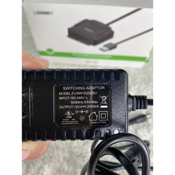 New UGREEN USB 3.0 to SATA III (2.5" / 3.5") HDD or SDD Hard Drive Adapter 20231 - Picture 7 of 12